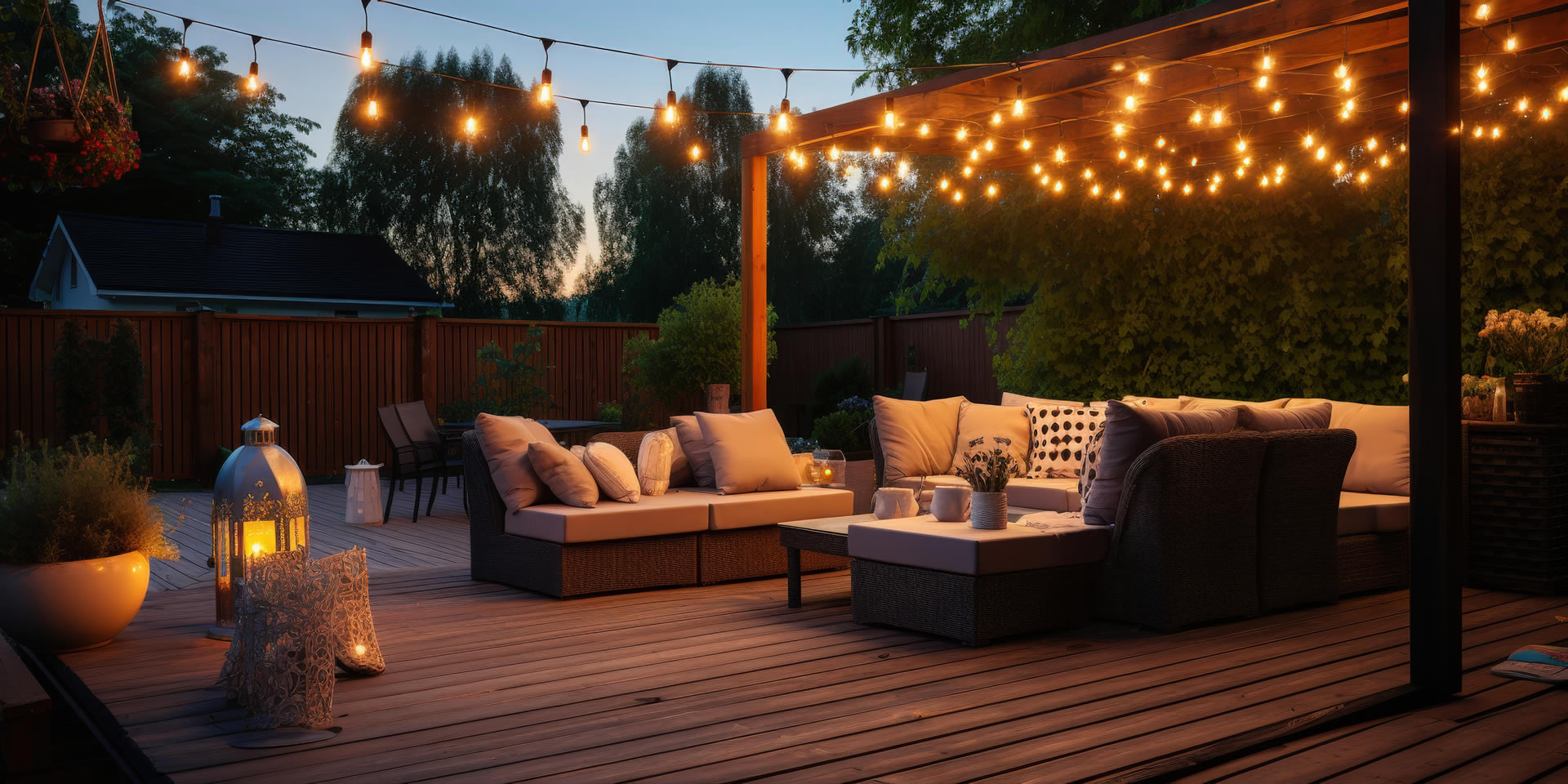 Deck Lighting & Outlet Installation